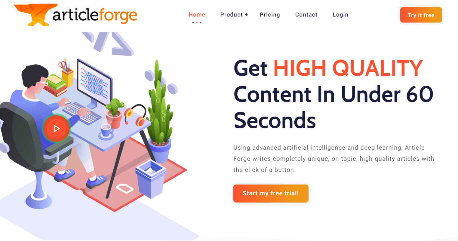 Article Forge Review 2021 - Create Unlimited Unique Articles