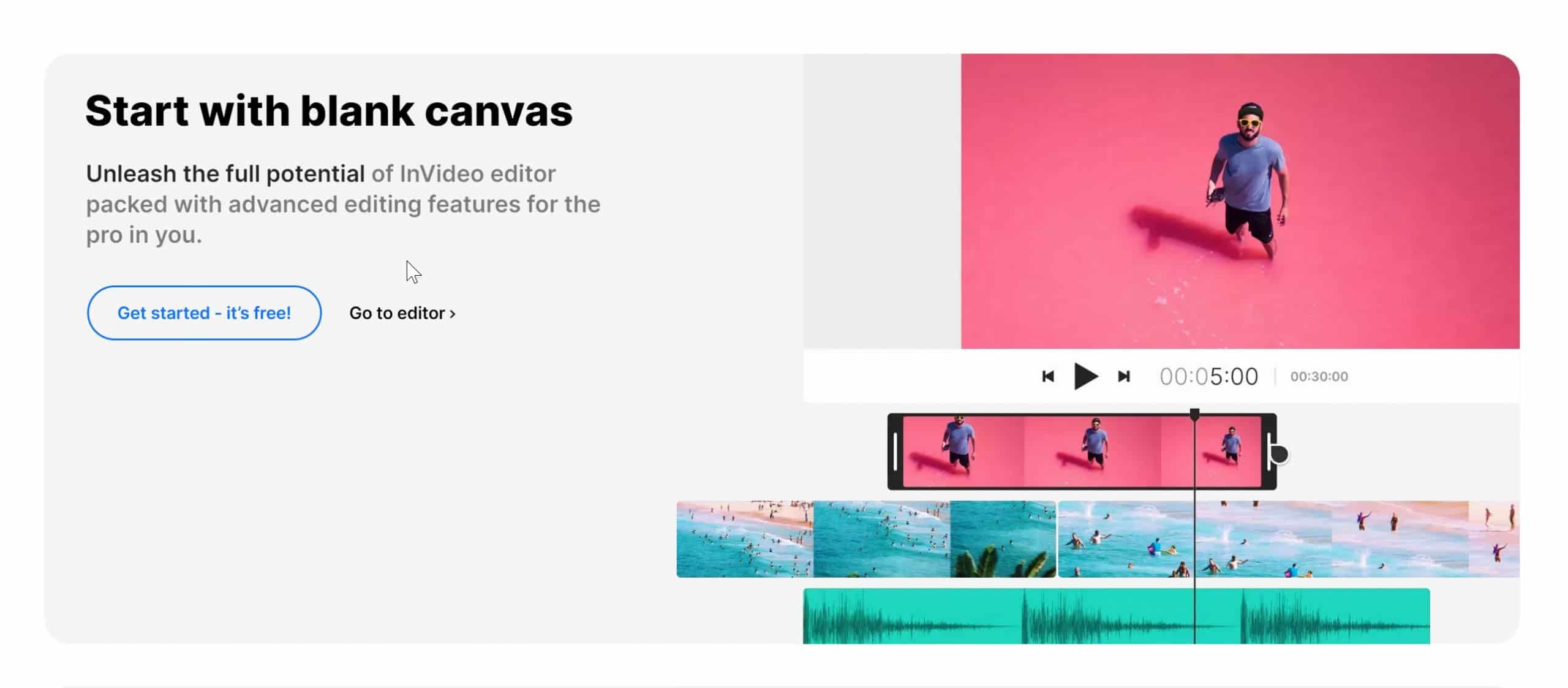 invideo blank canvas