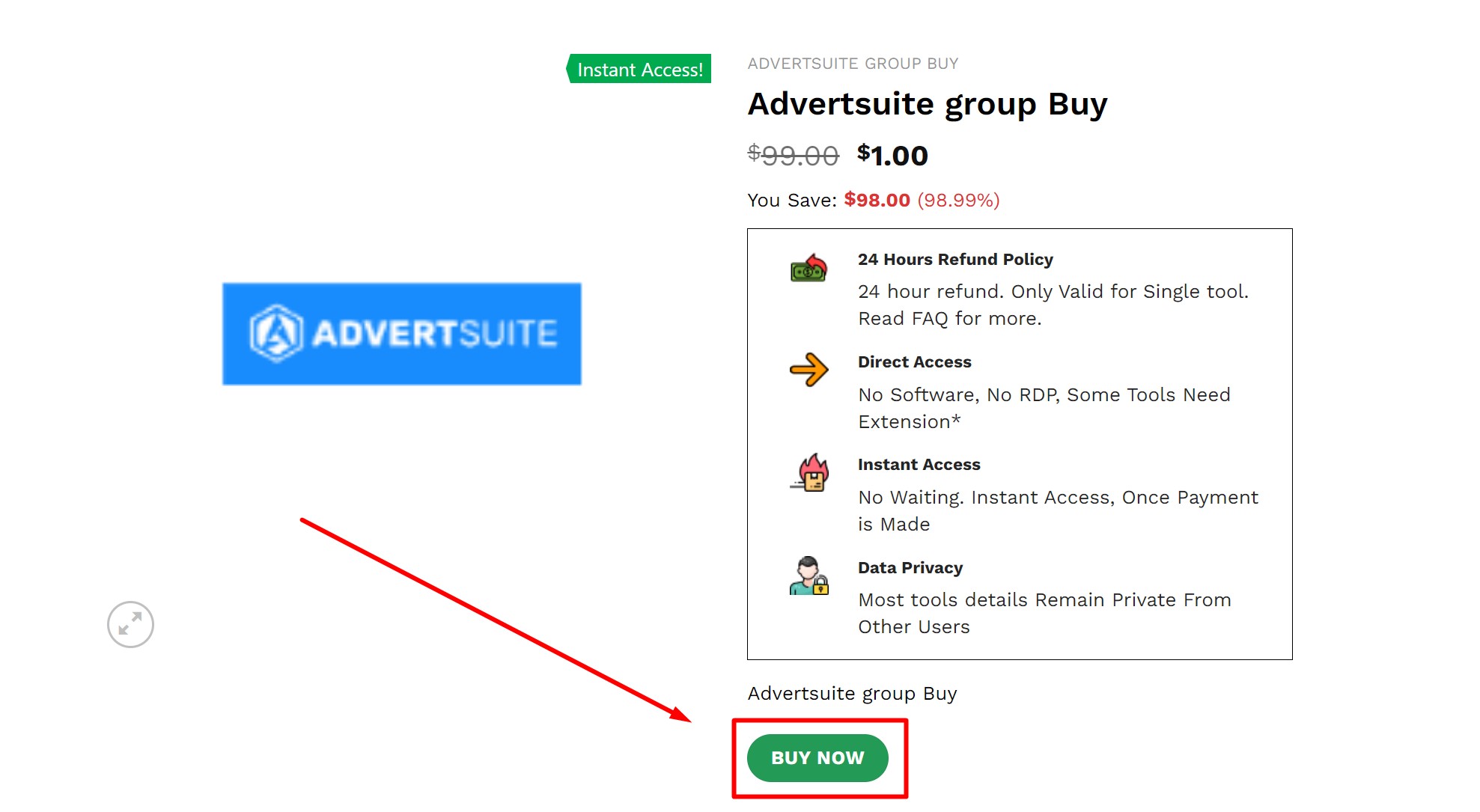 advertsuite group buy