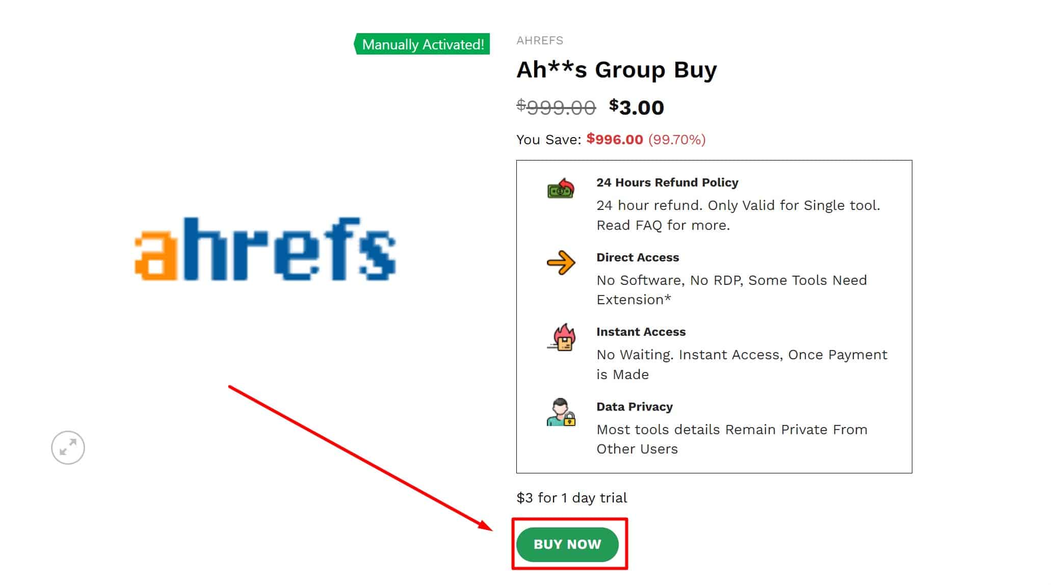 ahrefs group buy