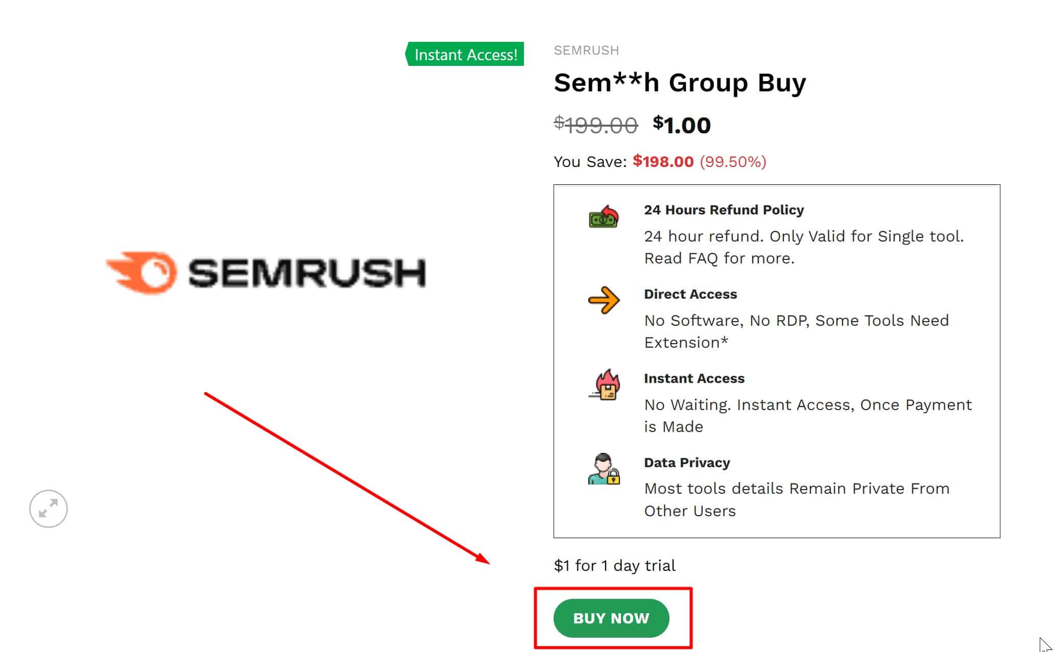 semrush group buy