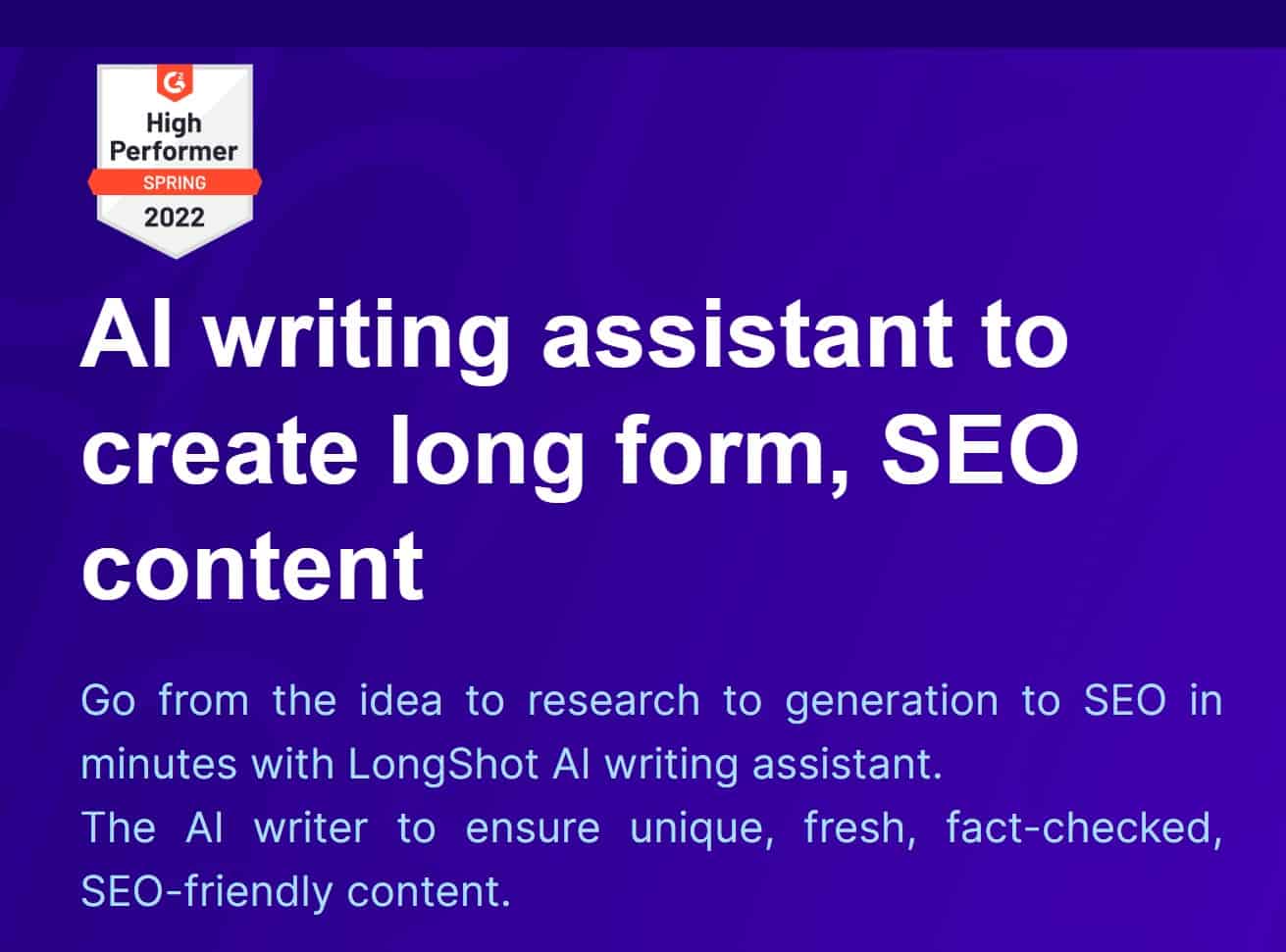 Longshot AI Review - How LongShot can help you write better blog posts