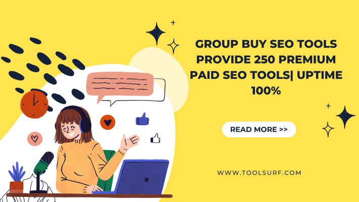 Group Buy SEO Tools provide 250 Premium Paid SEO Tools Uptime 100%