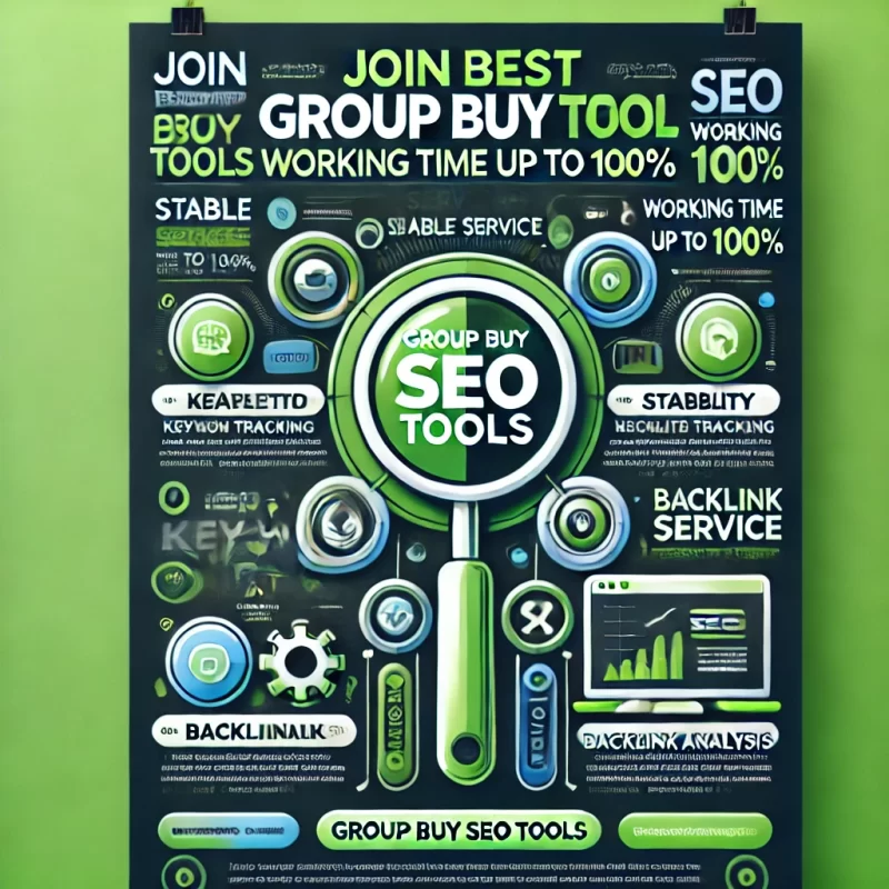 Join Best Group Buy SEO Tools, stable service. Working time up to 100%