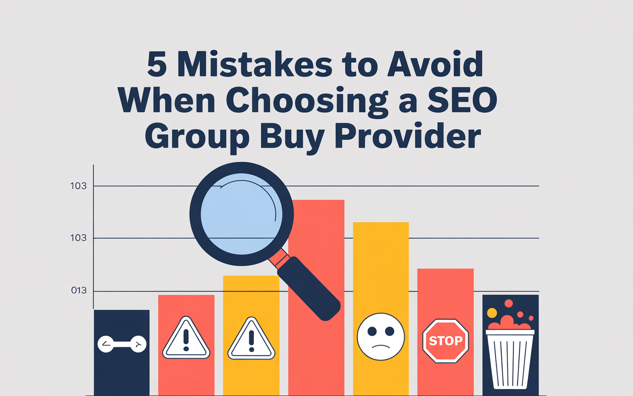 5 Mistakes to Avoid When Choosing a SEO Group Buy Provider