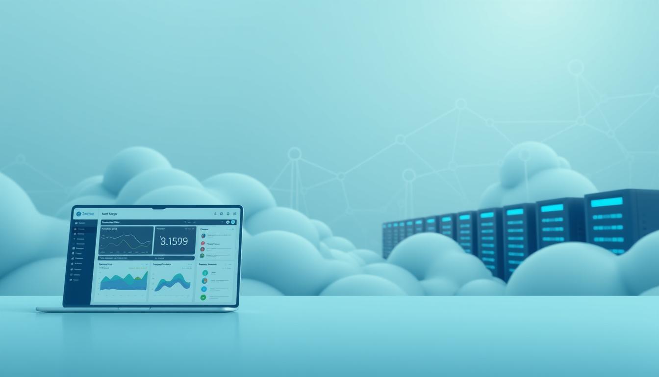 A serene, cloud-based platform showcasing a suite of intuitive SEO tools. In the foreground, a sleek, minimalist dashboard displays real-time performance metrics, analytics, and optimization recommendations. The middle ground features a collection of modular widgets and custom workflows, allowing seamless integration with various digital marketing channels. In the background, a network of interconnected servers and data centers, symbolizing the robust infrastructure powering the platform. Soft, diffused lighting creates a calming, professional atmosphere, while a subtle chromatic palette of blues and grays evokes a sense of authority and trust. The overall scene conveys the platform's efficiency, user-friendliness, and comprehensive approach to search engine optimization.