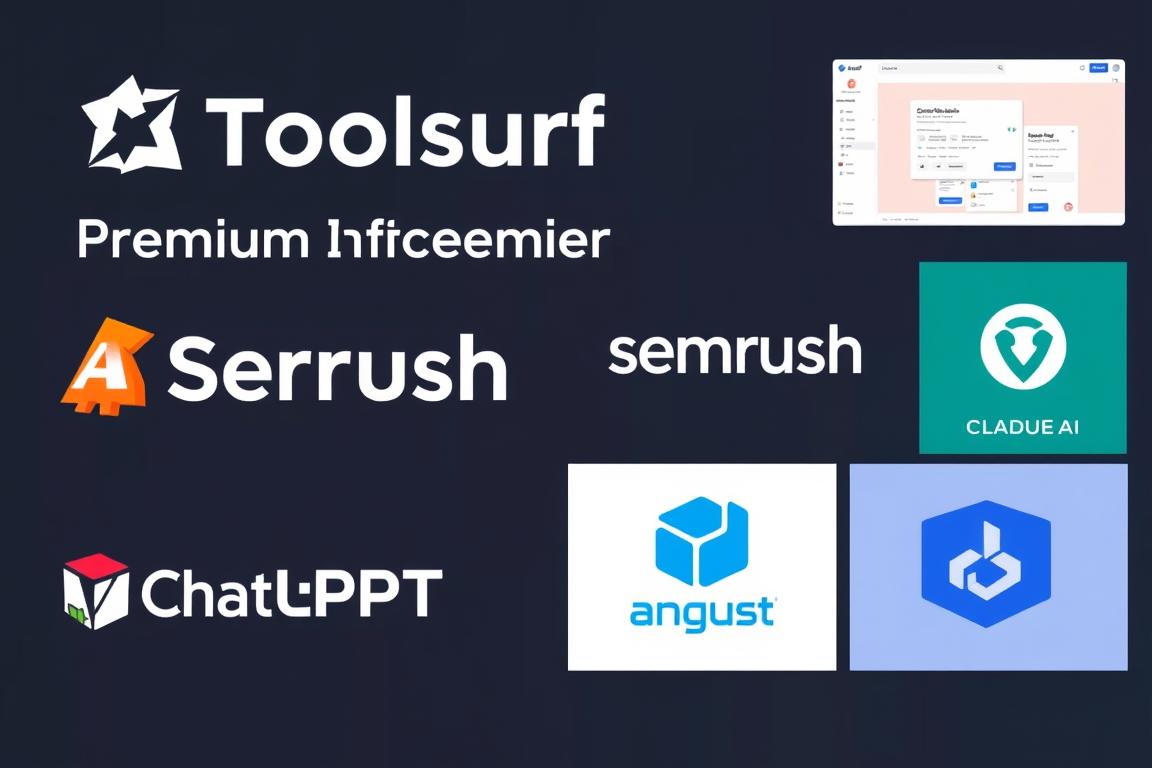 Collection of premium SEO and AI tools available with Helium10 group buy subscription