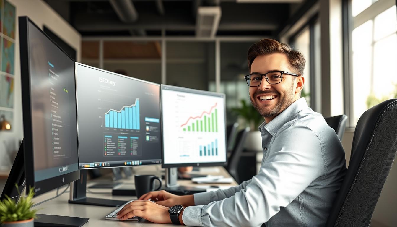 Digital marketer saving money with Toolsurf's SEO group buy service