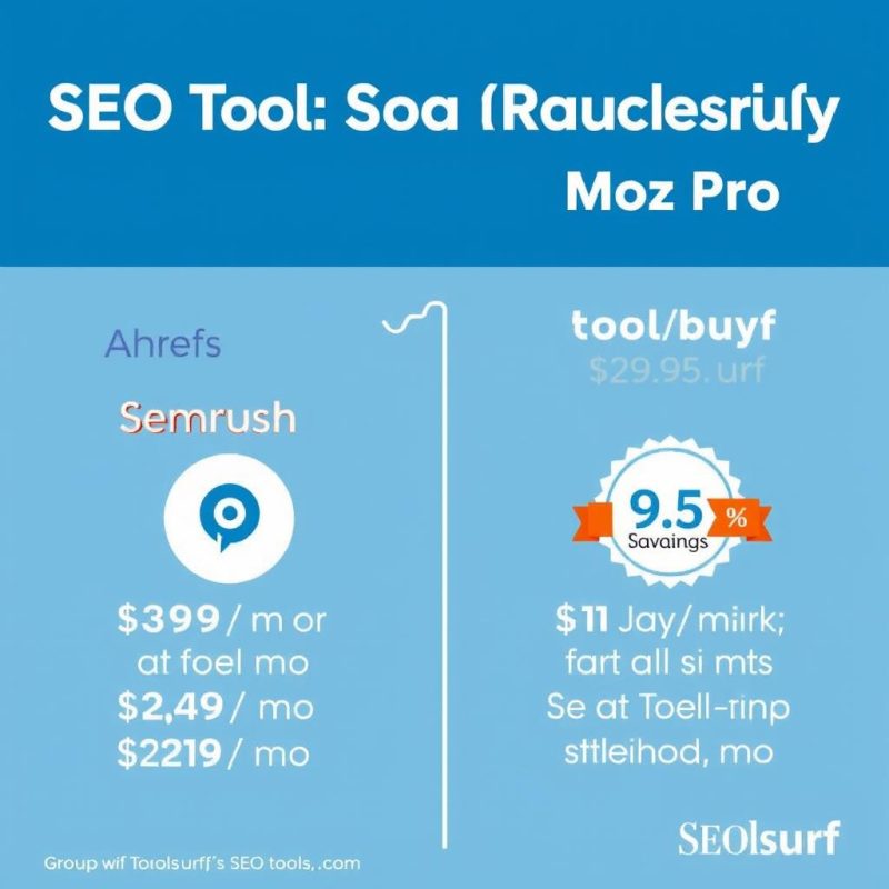 Group buy SEO tools comparison showing cost savings with Toolsurf Group buy SEO tools comparison showing cost savings with Toolsurf