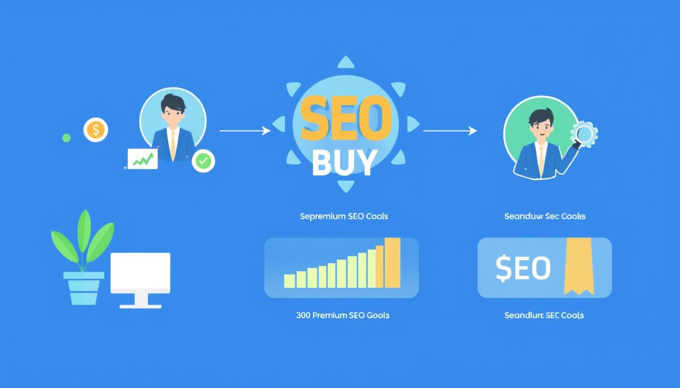SEO group buy concept showing multiple users accessing premium tools at reduced costs