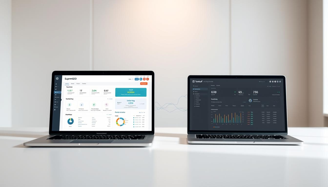 SEO tool user interface comparison