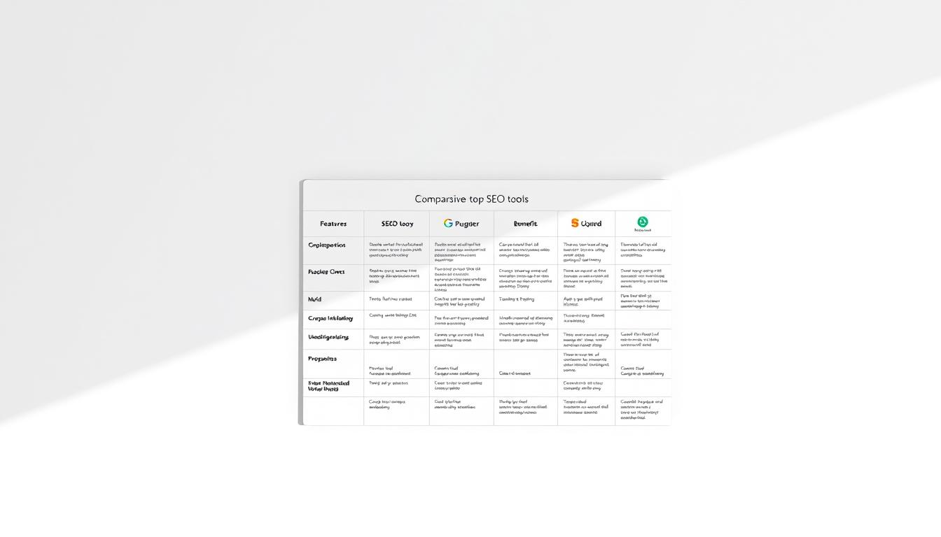 SEO tools comparison chart
