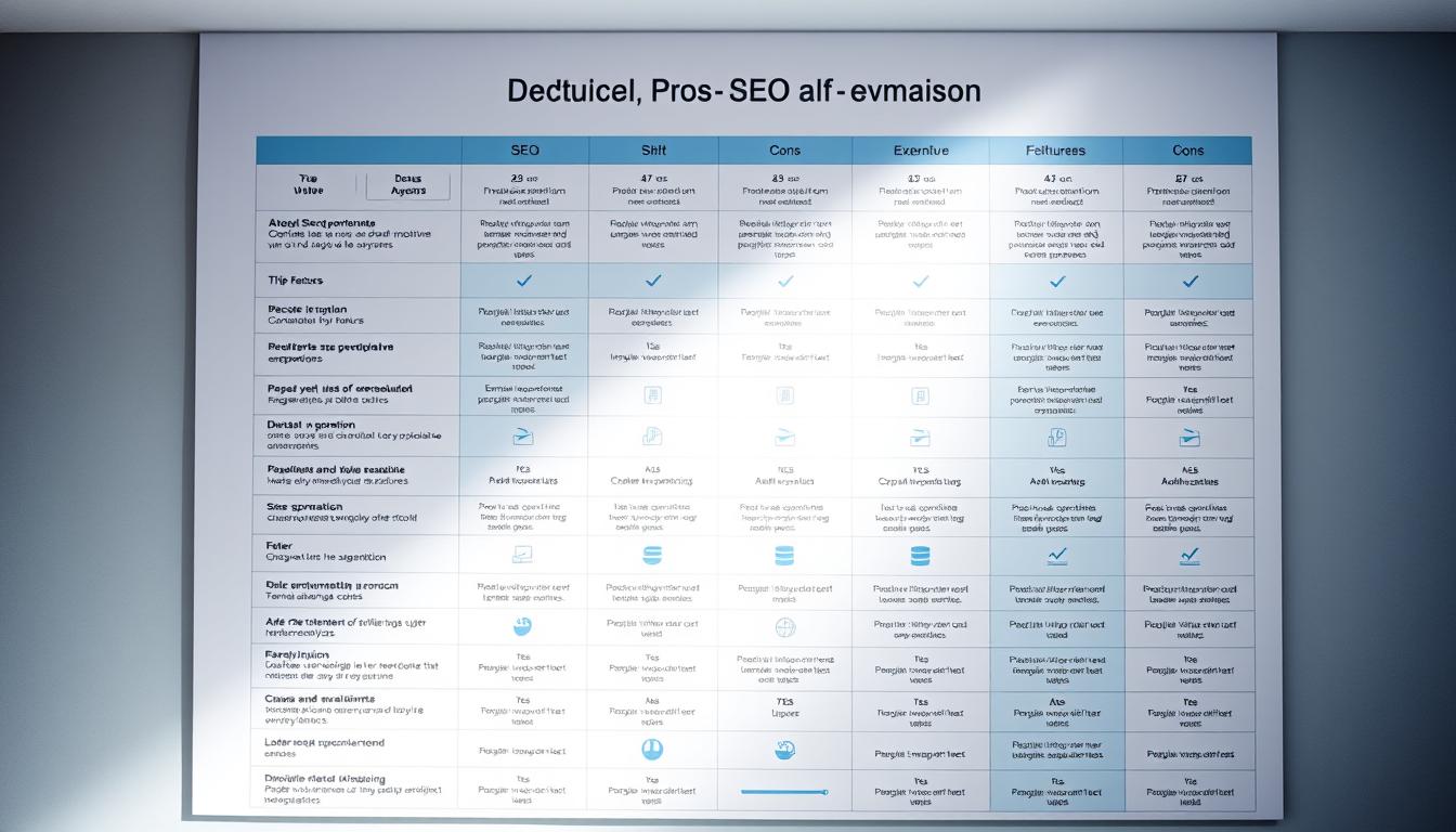 SEO tools comparison
