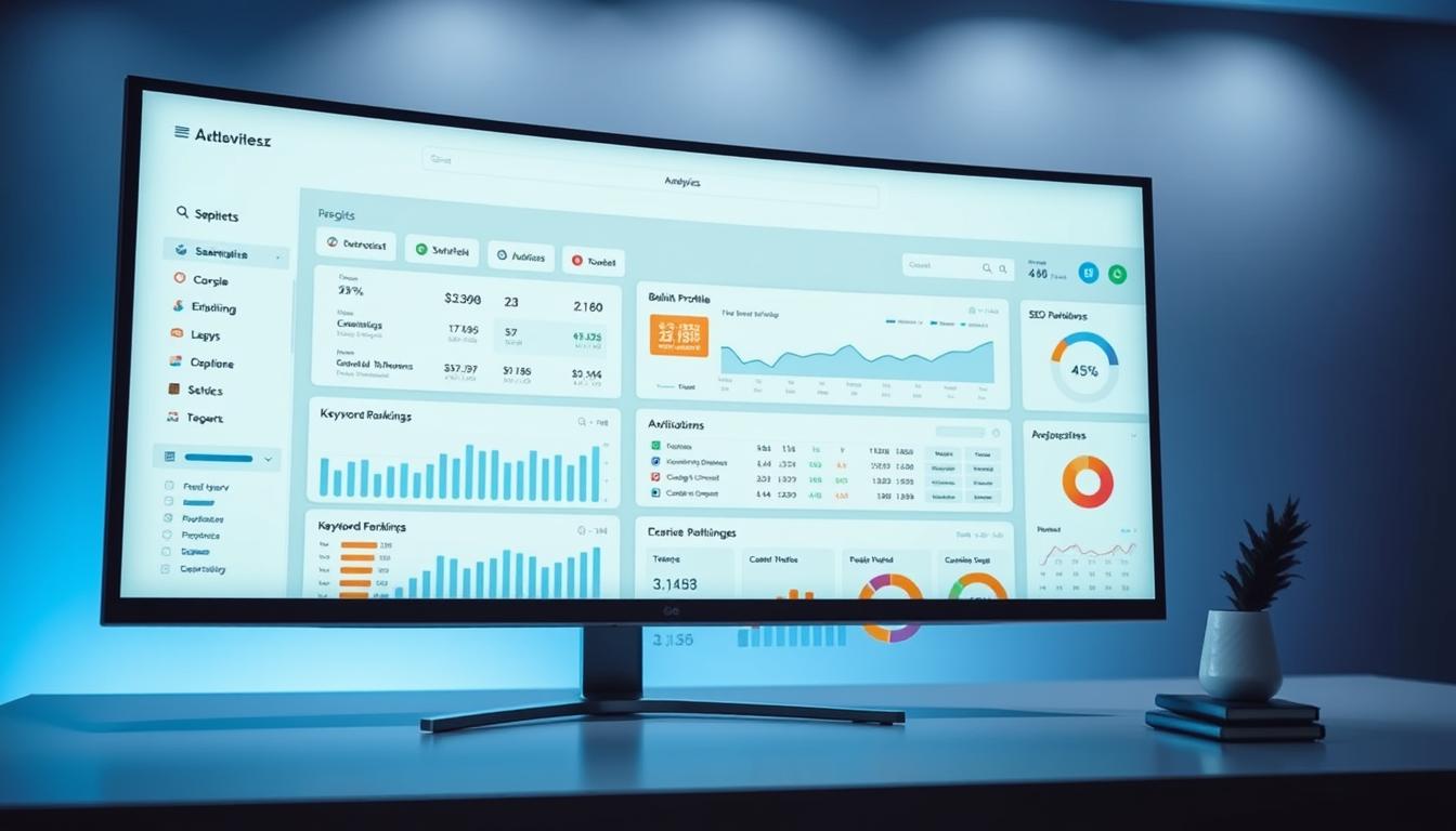 SEO tools dashboard