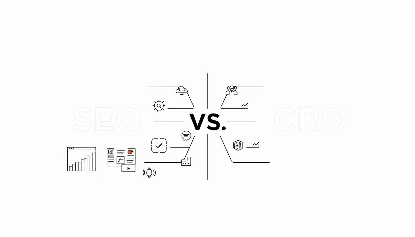 SEO vs CRO testing comparison