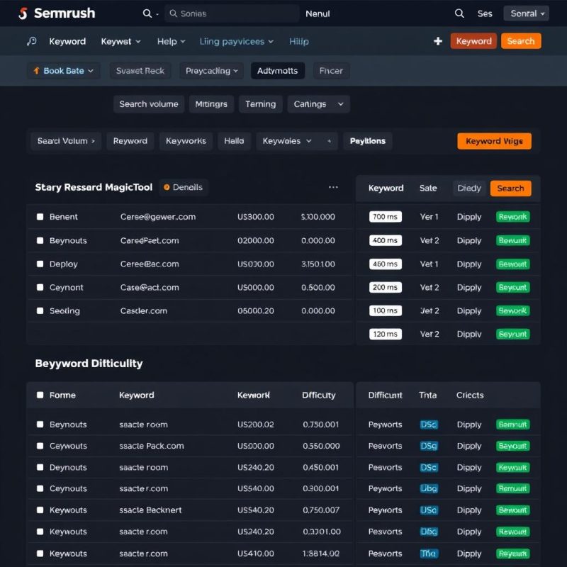 Semrush group buy tools suite showing Keyword Magic Tool