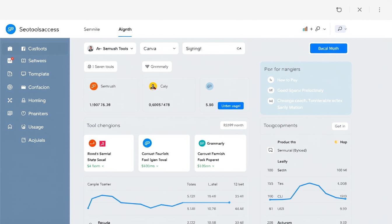 Seotoolsaccess dashboard showing basic SEO tools interface for beginners