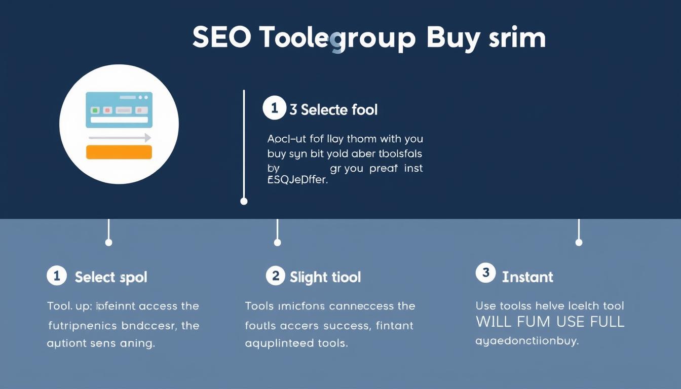 Step-by-step illustration of how Toolsurf's SEO group buy service works