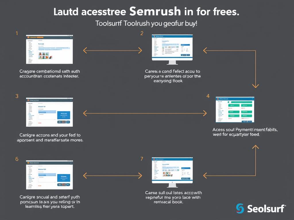 Step-by-step process to access Semrush group buy through Toolsurf