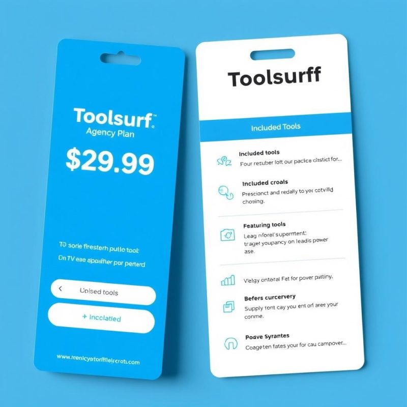 Toolsurf Agency Plan features and pricing