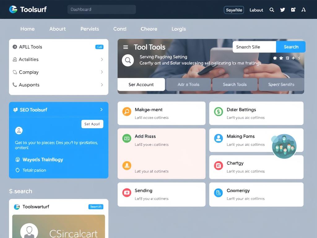 Toolsurf dashboard showing available SEO tools
