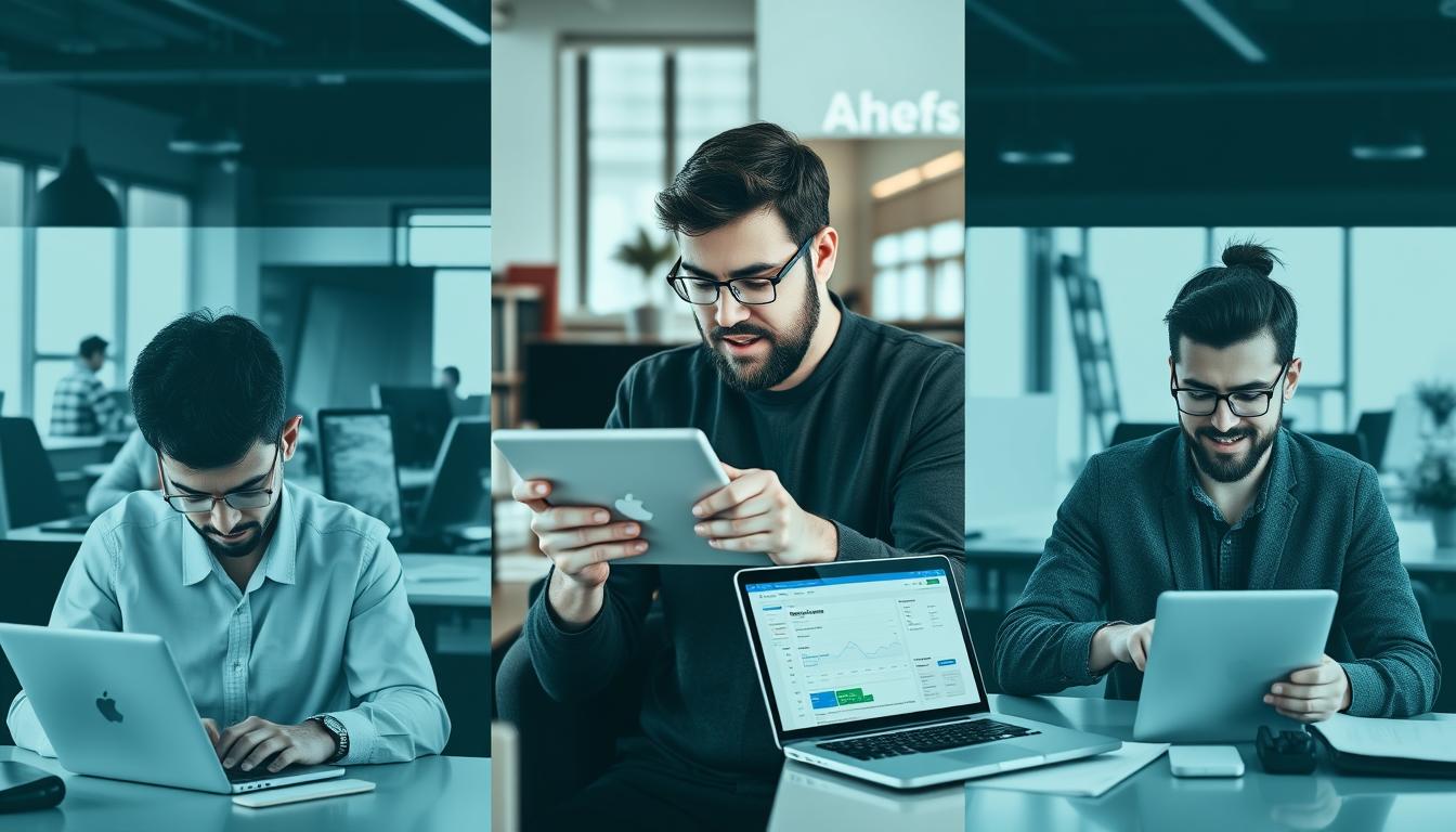 Various professionals using Ahrefs group buy for different SEO tasks Various professionals using Ahrefs group buy for different SEO tasks