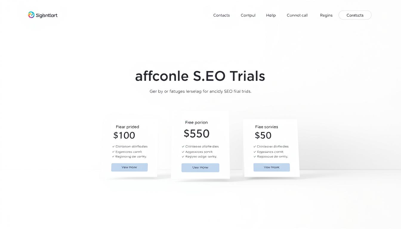 affordable SEO trial options