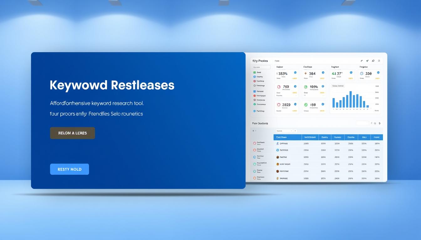 affordable keyword research tool dashboard