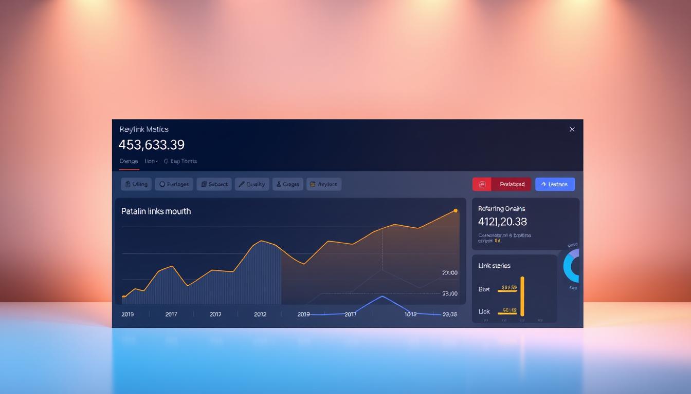 backlink metrics dashboard