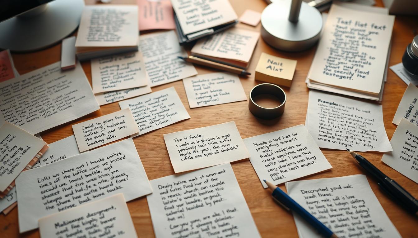 descriptive text examples