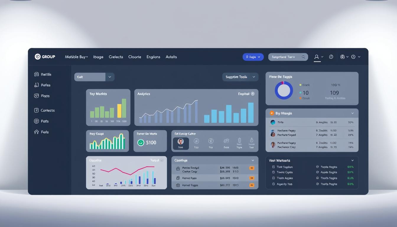 group buy SEO tools dashboard interface