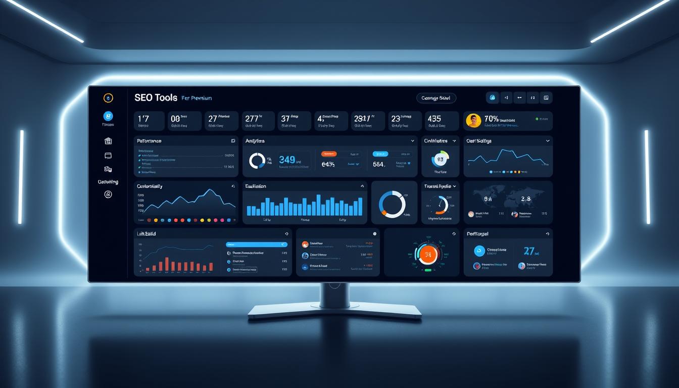 premium SEO tools dashboard
