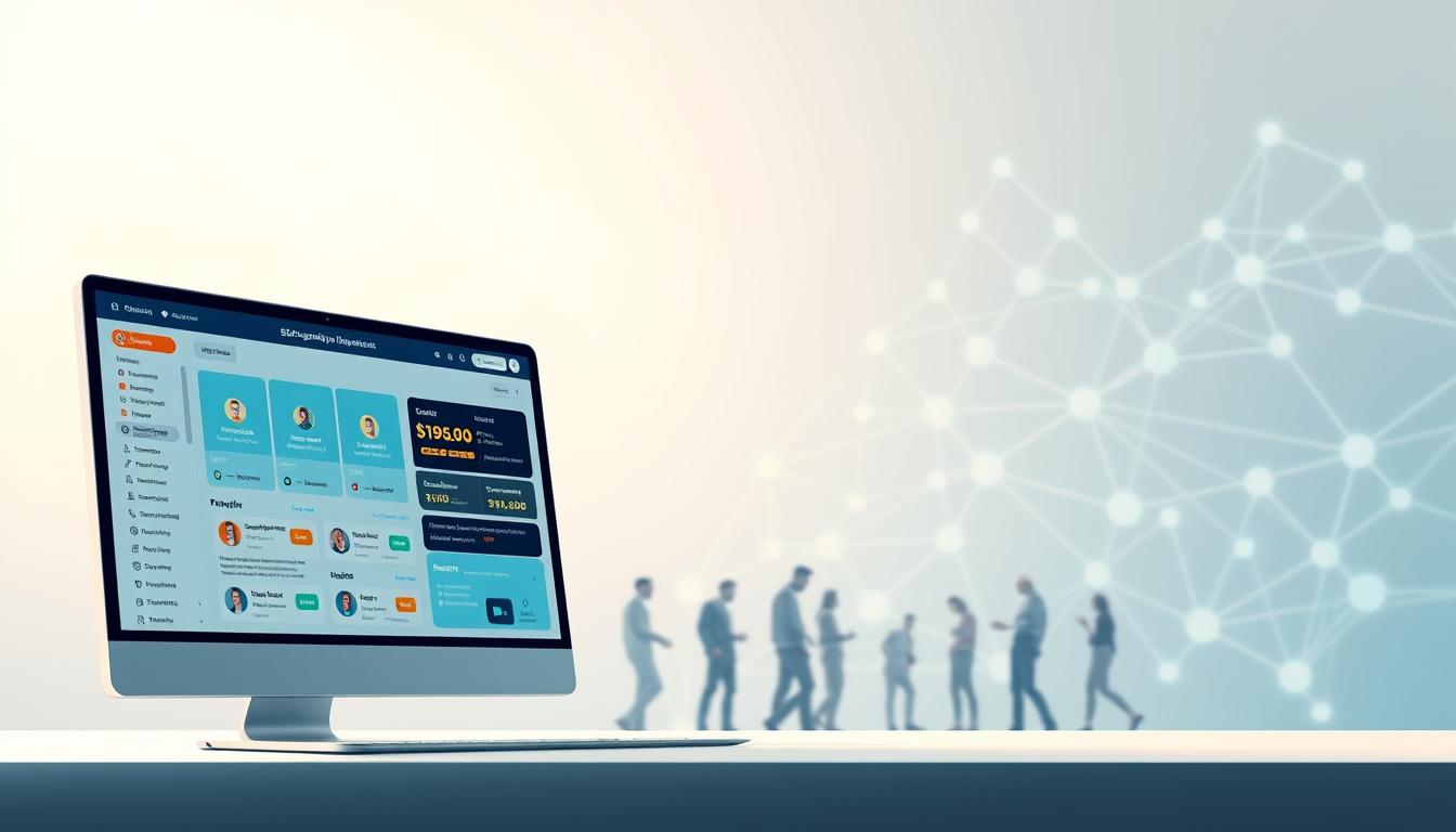 A sleek, cloud-based platform showcasing a dynamic SEO group buy ecosystem. The foreground features an intuitive dashboard with customizable widgets, highlighting the seamless organization of shared SEO tools and resources. In the middle ground, users collaborate in real-time, discussing strategies and exchanging insights. The background depicts a vibrant network of interconnected nodes, symbolizing the power of collective intelligence in driving SEO success. Soft, diffused lighting sets an atmosphere of professionalism and trust, inviting the viewer to explore this affordable, yet premium, SEO solution. cloud-based SEO group buy platform