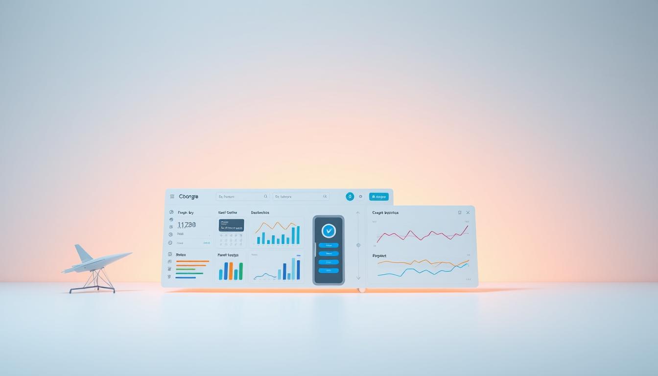 A sleek, minimalist dashboard display showcasing the setup process for a group buy of SEO tools. The foreground features a clean, intuitive interface with clear visualizations and data points, allowing users to monitor and manage their group buy accounts effortlessly. The middle ground depicts a stylized server infrastructure, representing the secure and efficient backend powering the group buy system. The background subtly hints at the broader SEO landscape, with subtle textures and gradients evoking a sense of professionalism and expertise. Soft, directional lighting casts a warm, productive glow over the entire scene, creating an atmosphere of productivity and control. The overall composition conveys a seamless, user-friendly experience for setting up and maintaining a successful SEO group buy. Prompt