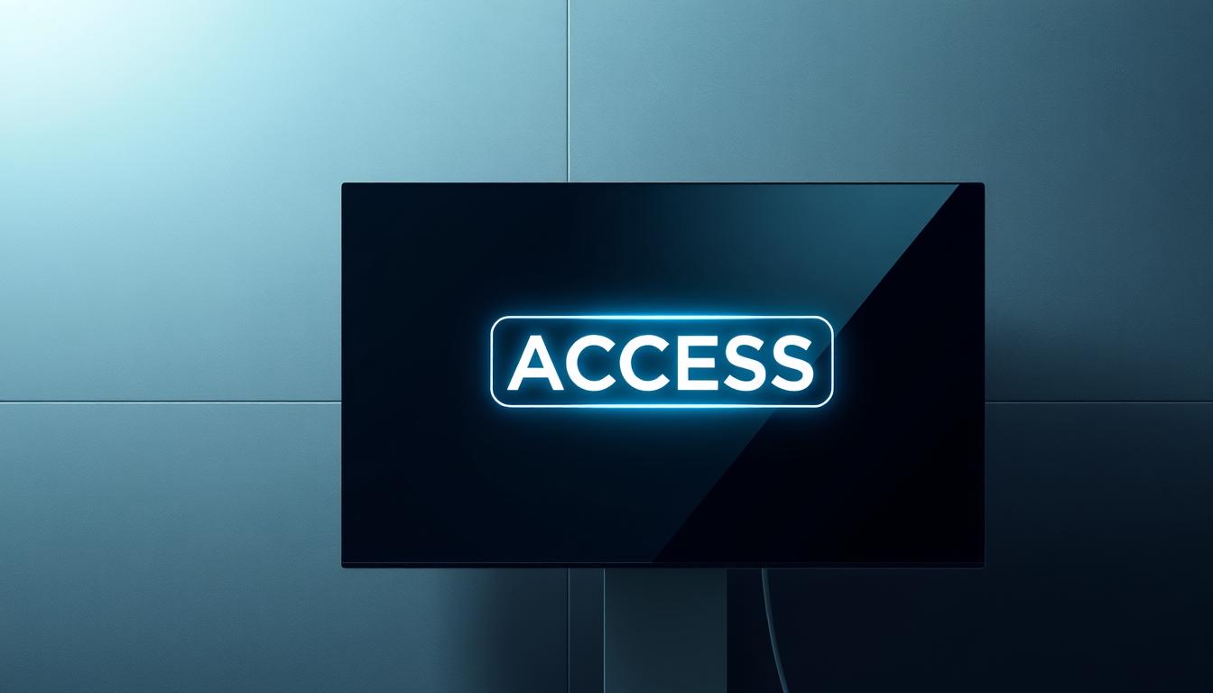 A sleek, modern computer interface with a prominent "ACCESS" button or icon, illuminated by soft, directional lighting from the upper-left. The interface is set against a minimalist, geometric background with subtle textures and gradients, conveying a sense of digital security and accessibility. The composition emphasizes the central "ACCESS" element, drawing the viewer's attention to the core concept of secure, instant access. The overall mood is one of clean, sophisticated technology, reflecting the professionalism and trustworthiness of the Toolsurf.com platform.