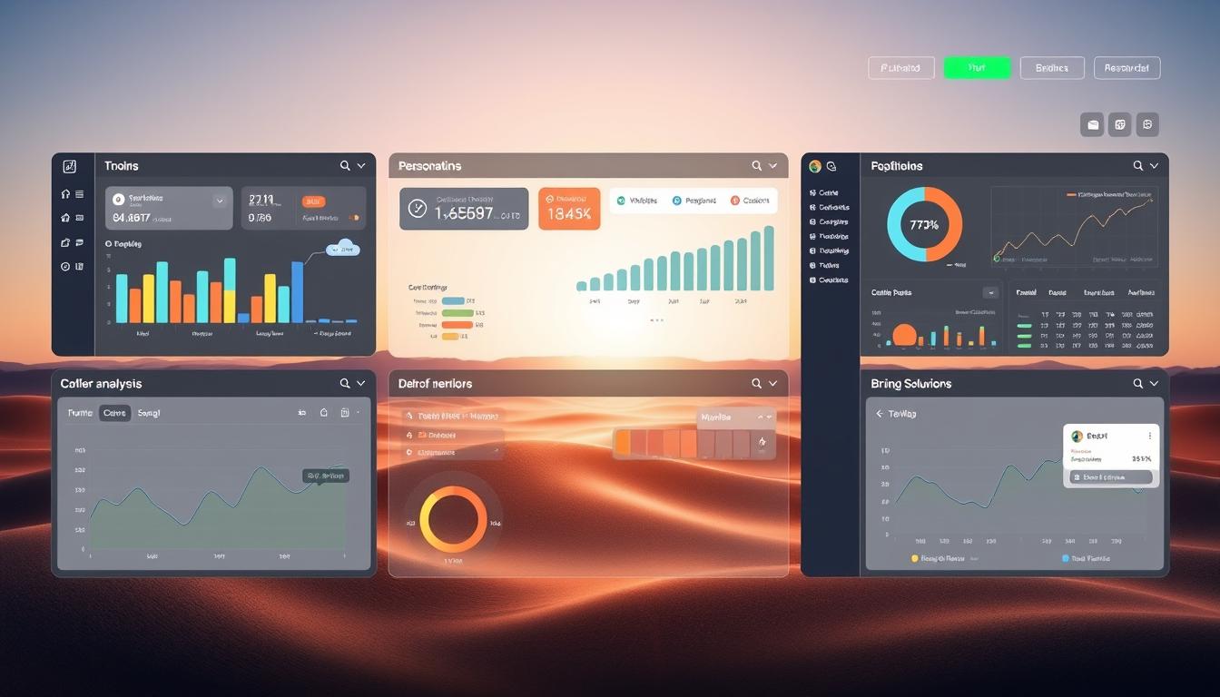 A sleek, modern dashboard interface showcasing premium SEO tools. In the foreground, various analytical charts, graphs, and metrics are displayed in a clean, well-organized layout. The middle ground features intuitive, color-coded data visualizations and customizable widgets. In the background, a serene, minimalist landscape with subtle lighting and soft gradients creates a calming, professional atmosphere. The overall design is elegant, streamlined, and optimized for seamless user experience, reflecting the power and sophistication of the premium SEO tools on display. premium-seo-tools-dashboard