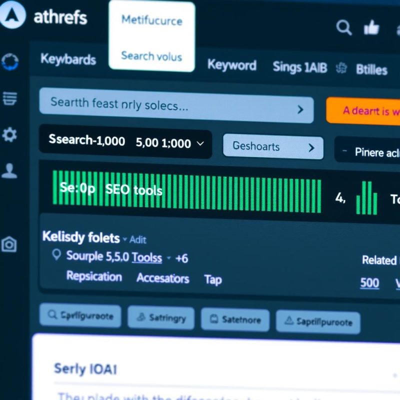 Ahrefs keyword explorer tool showing search volume and keyword difficulty metrics Ahrefs keyword explorer tool showing search volume and keyword difficulty metrics