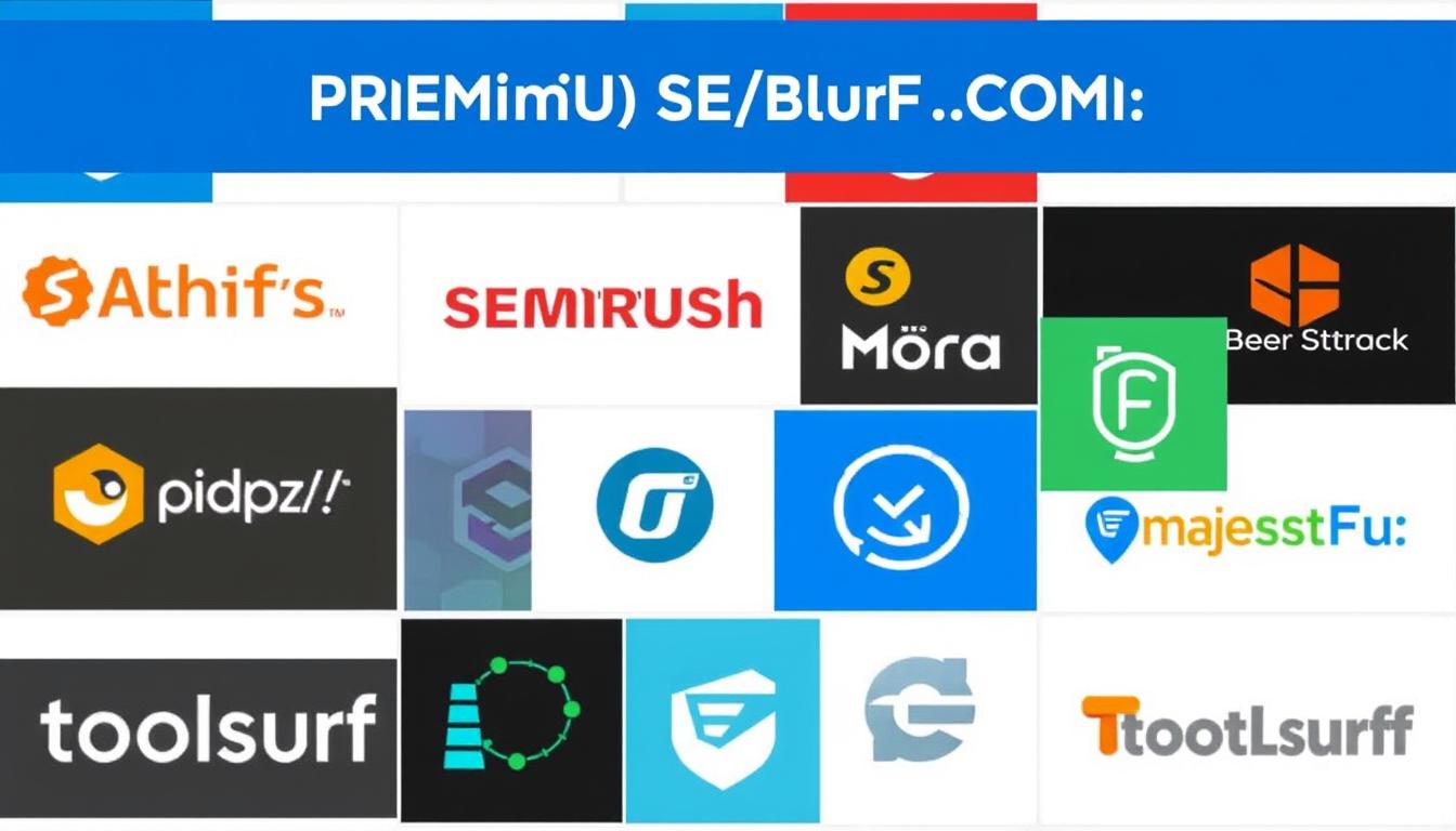 Collection of premium SEO tools available through SEO group buy at toolsurf.com