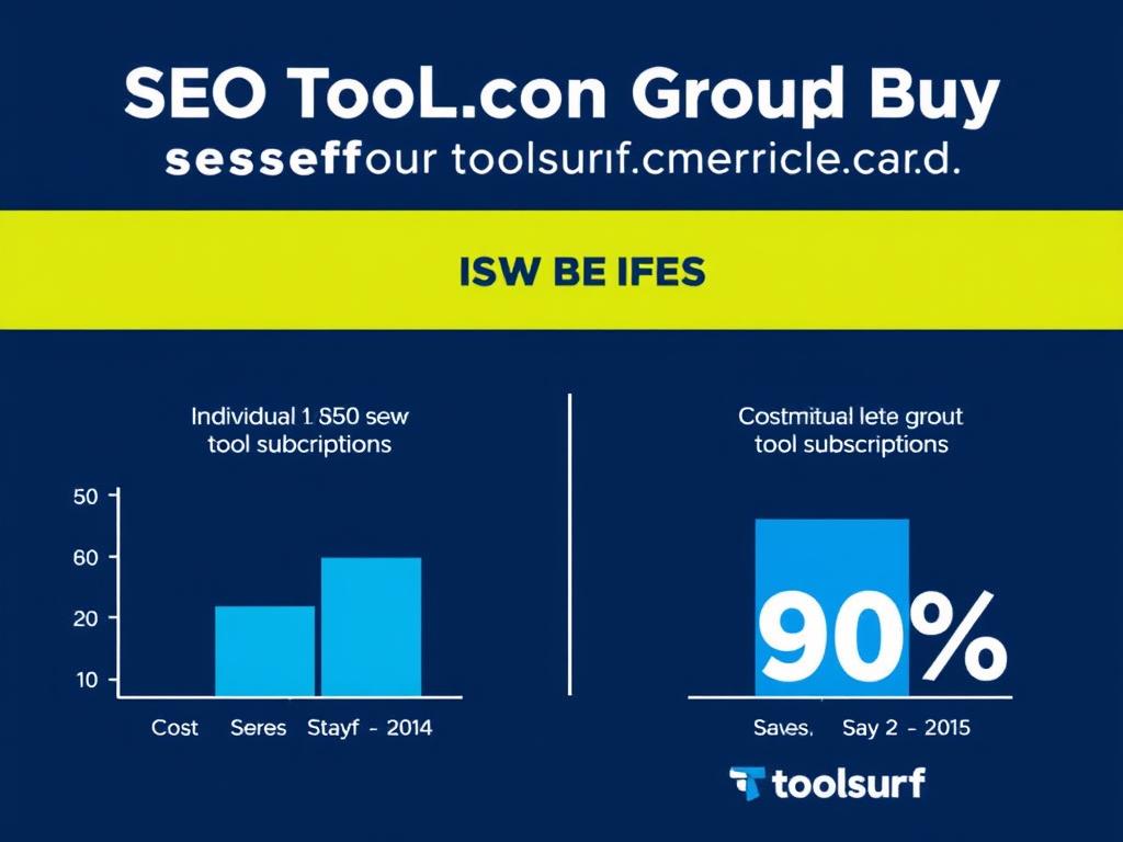 Cost comparison chart showing savings with SEO group buy vs individual subscriptions