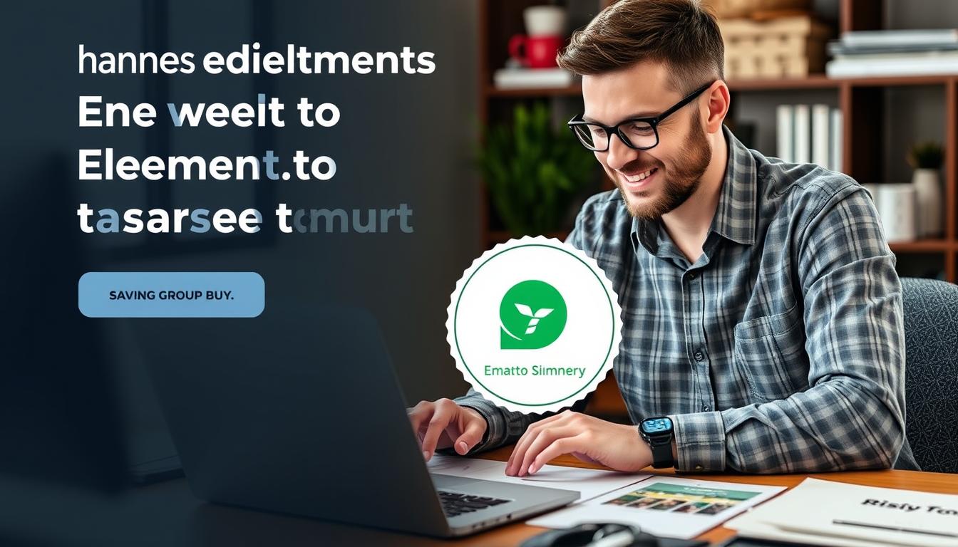 Creative professional saving money with Toolsurf's Envato Elements group buy service