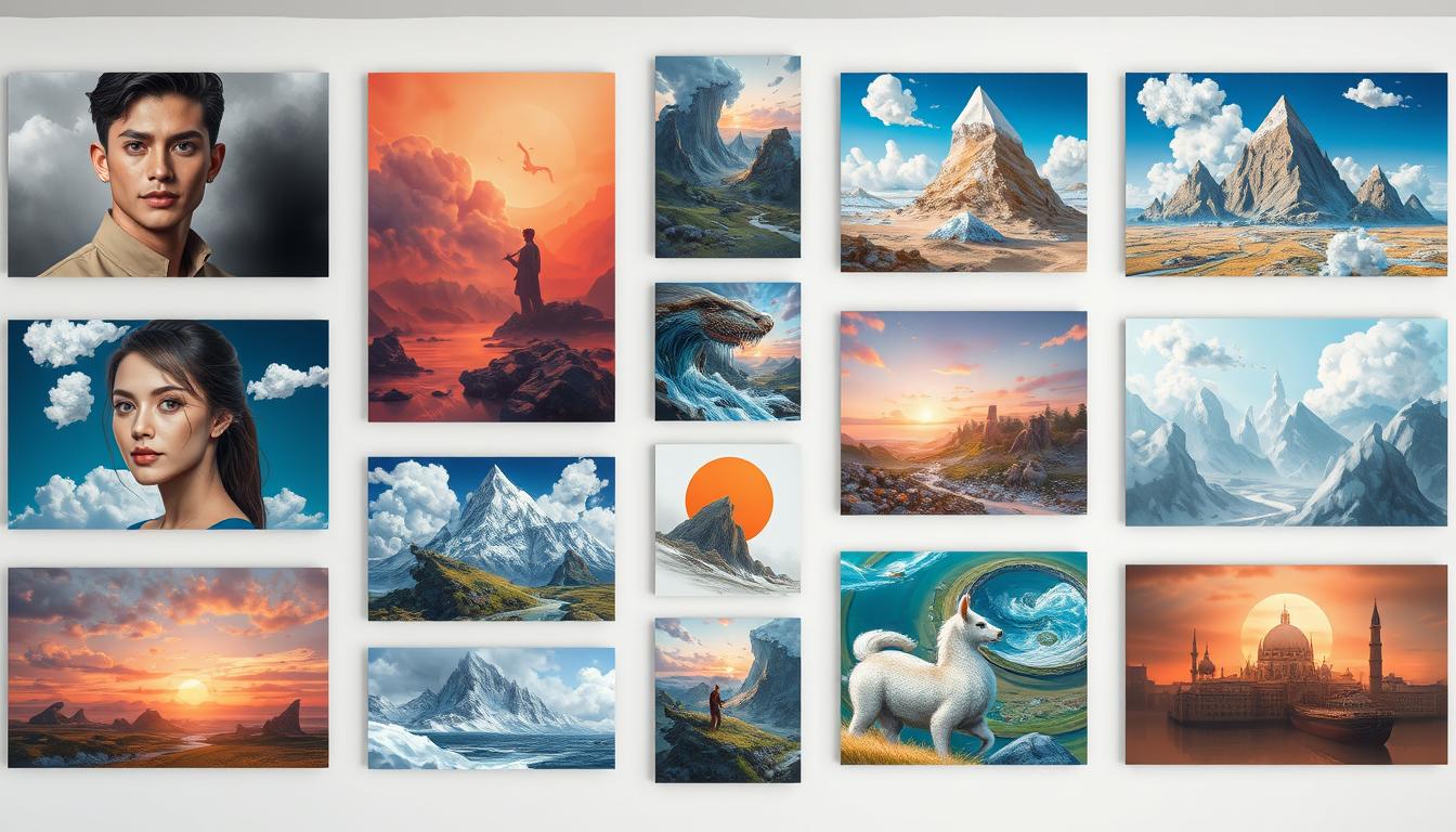 Examples of artwork created using Midjourney through group buy access Examples of artwork created using Midjourney through group buy access
