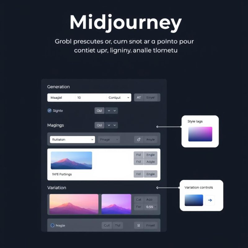 Midjourney features available through group buy access Midjourney features available through group buy access