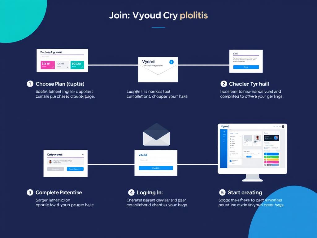 Step-by-step visual guide for joining Vyond group buy on Toolsurf