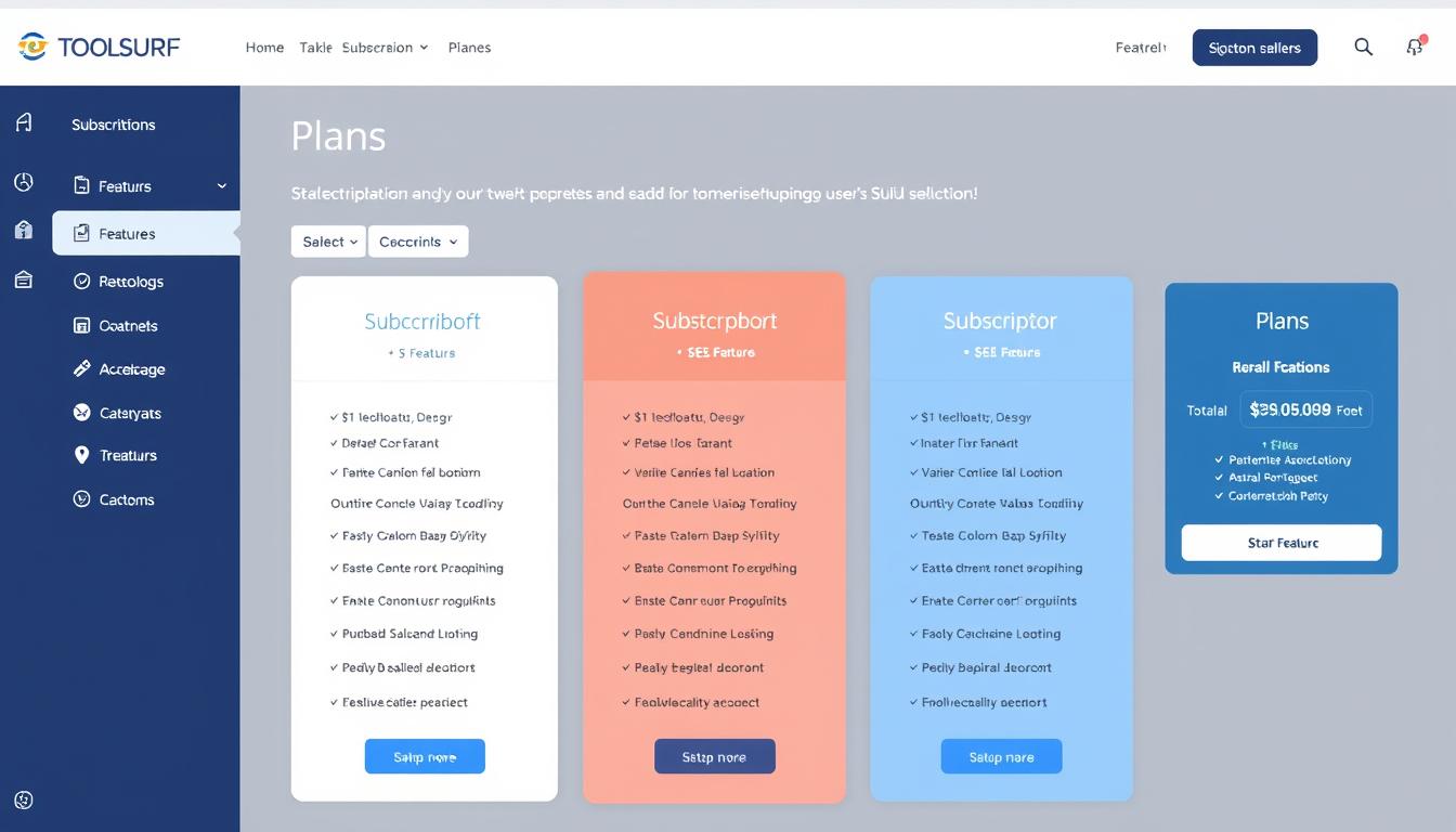 Toolsurf ideogram plans selection page