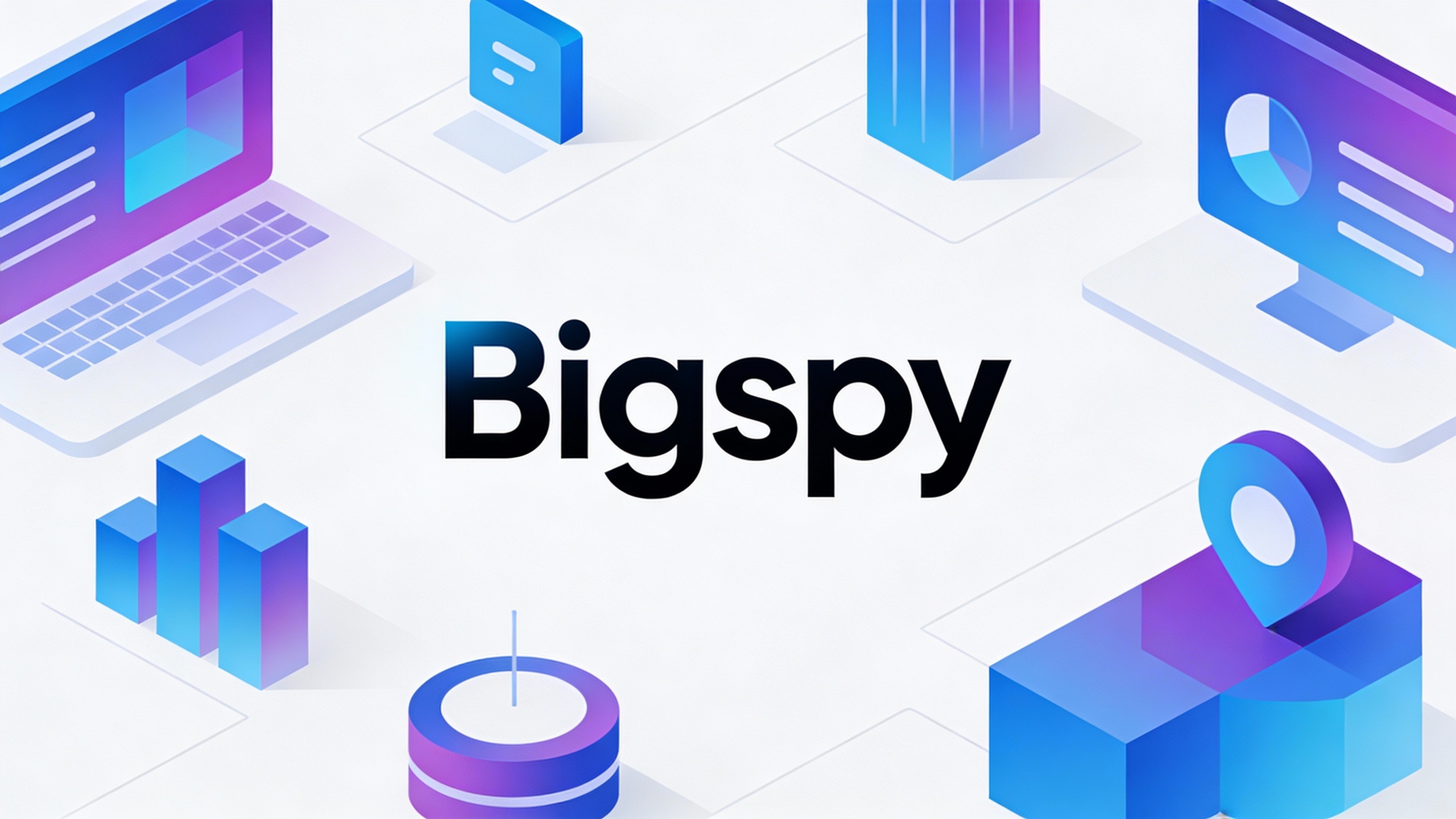 BigSpy Bigspy - Hero banner with bold title text