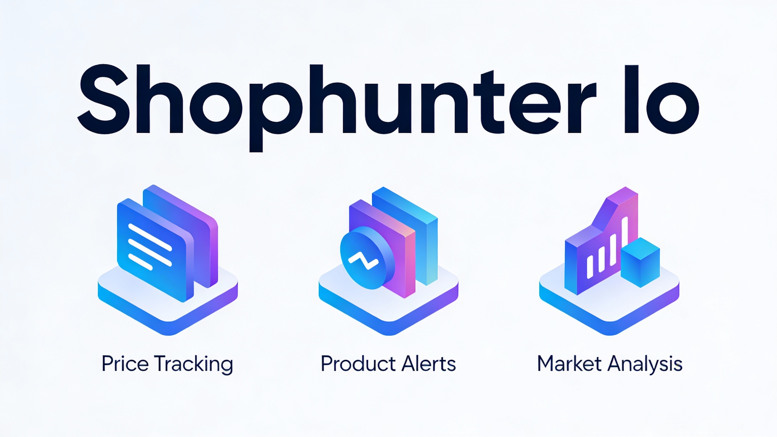 ShopHunter.io Shophunter Io Features - infographic style with icons