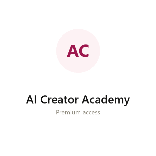 AI Creator Academy group buy access