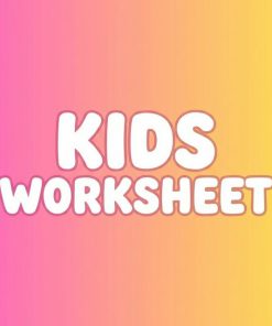 10000 Kids Worksheet Bundle Product