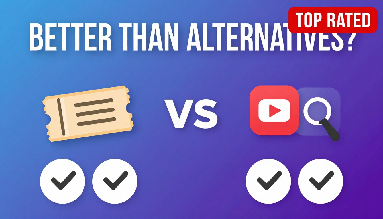 YouTube thumbnail marketing style. Bold text "BETTER THAN ALTERNATIVES?"
Educative Coupon ic