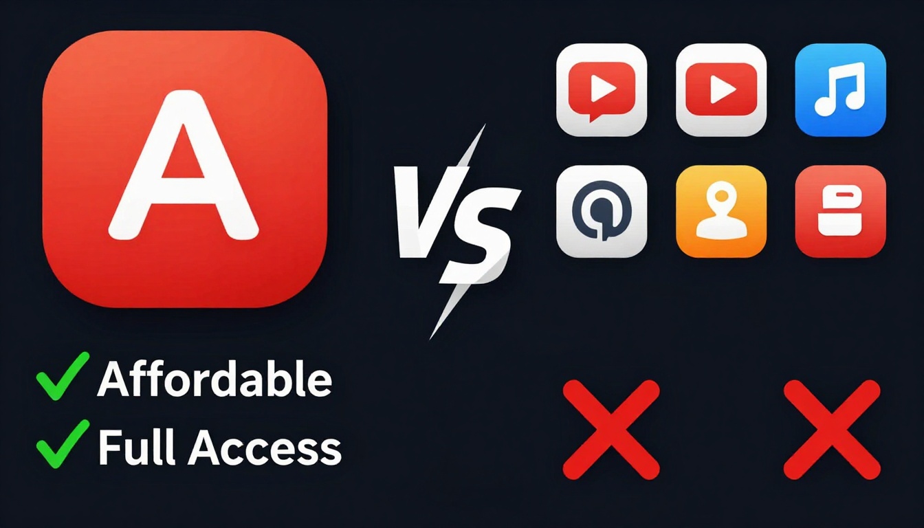 YouTube thumbnail marketing style. "VS" comparison layout.
Group Buy Ahrefs logo/icon on lef
